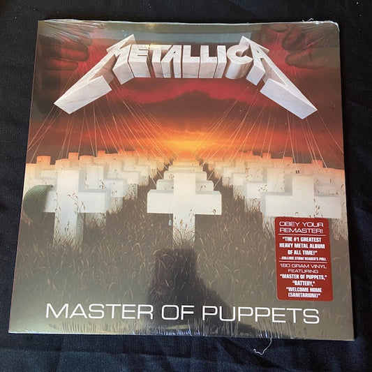 METALLICA Master of Puppets VINYL LP NEW REISSUE