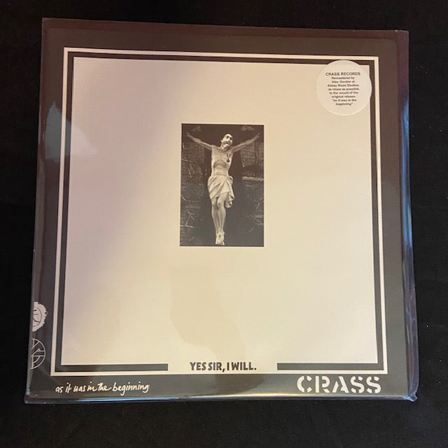 CRASS Yes Sir, I Will VINYL LP NEW REISSUE