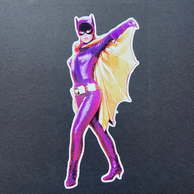 BATGIRL 5"x 2" Die Cut Color Vinyl Decal Water/Weather Resistant