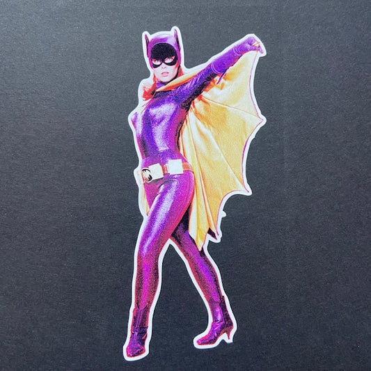 BATGIRL 5"x 2" Die Cut Color Vinyl Decal Water/Weather Resistant