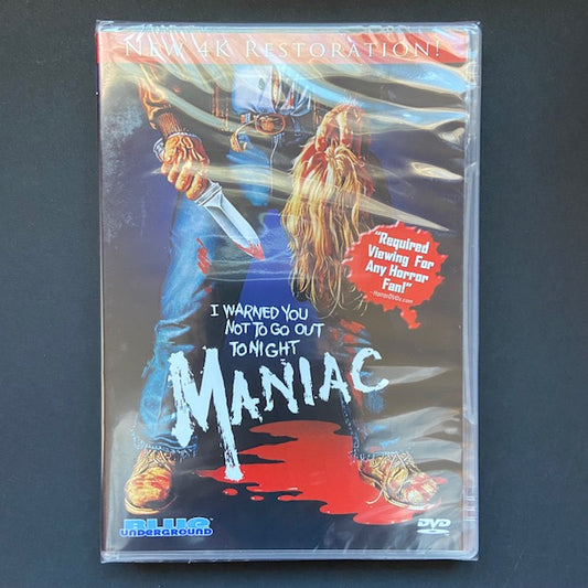 MANIAC (1980) DVD NEW