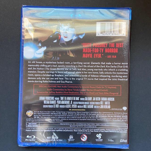 DON'T BE AFRAID OF THE DARK (TV MOVIE 1973) BLU RAY NEW