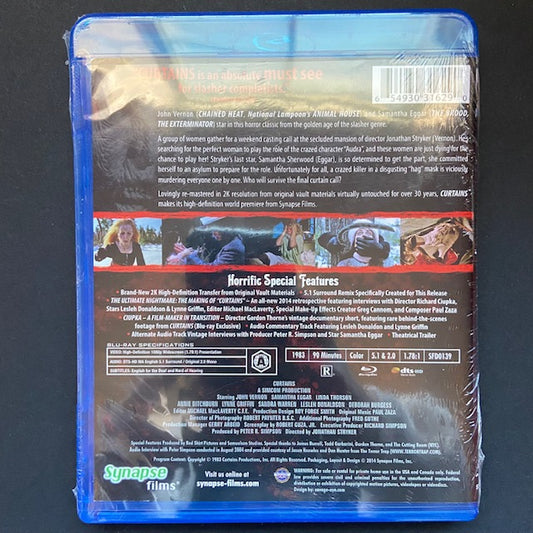 CURTAINS (1983) BLU RAY NEW