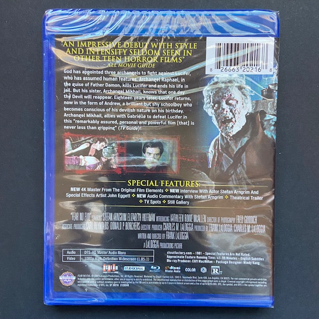 FEAR NO EVIL (1981) BLU RAY NEW