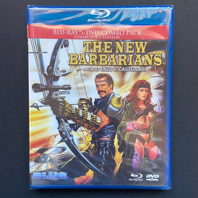 THE NEW BARBARIANS aka WARRIORS OF THE WASTELAND (1983). BLU RAY + DVD NEW